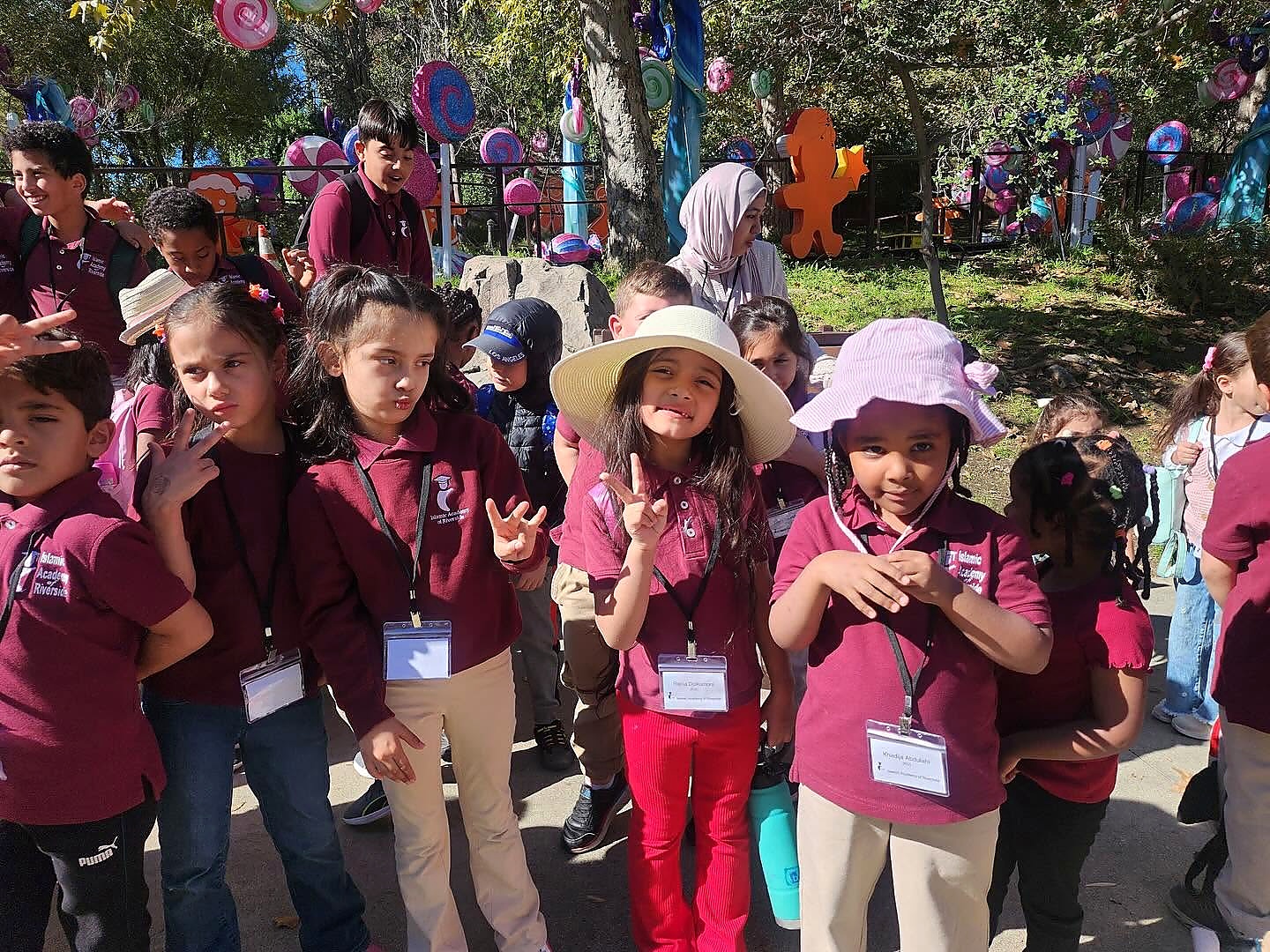 Students exploring together